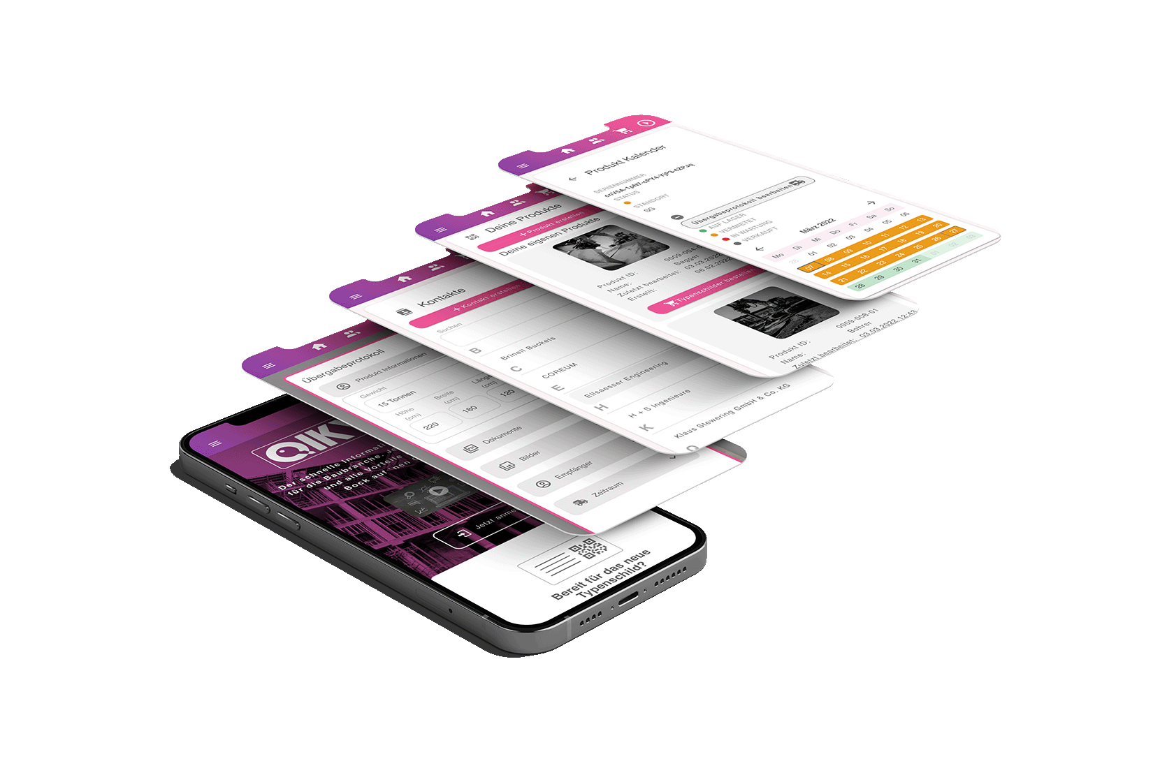 QIKY App auf Smartphone